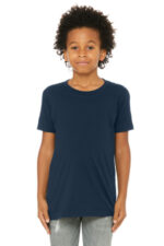 BELLA+CANVAS Youth Jersey Short Sleeve Tee. BC3001Y Navy