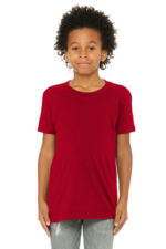 BELLA+CANVAS Youth Jersey Short Sleeve Tee. BC3001Y Red