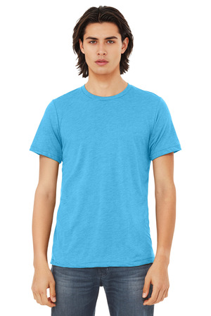 BELLA+CANVAS Unisex Triblend Short Sleeve Tee. BC3413 Aqua Triblend