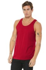 BELLA+CANVAS Unisex Jersey Tank. BC3480 Red