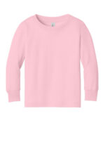 BELLA+CANVAS Toddler Jersey Long Sleeve Tee BC3501T Pink