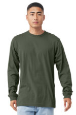 BELLA+CANVAS Unisex Jersey Long Sleeve Tee. BC3501 Military Green