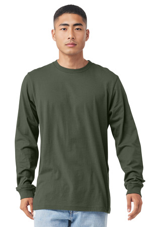 BELLA+CANVAS Unisex Jersey Long Sleeve Tee. BC3501 Military Green
