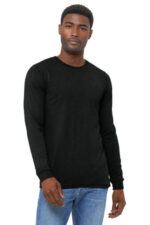 BELLA+CANVAS Unisex Triblend Long Sleeve Tee BC3513 Charcoal-Black Triblend