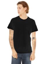 BELLA+CANVAS Unisex Poly-Cotton Short Sleeve Tee. BC3650 Black