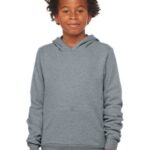 BELLA+CANVAS Youth Sponge Fleece Pullover Hoodie BC3719Y Athletic Heather