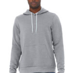 BELLA+CANVAS Unisex Sponge Fleece Pullover Hoodie. BC3719 Athletic Heather