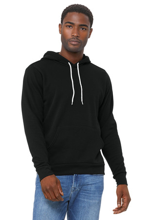BELLA+CANVAS Unisex Sponge Fleece Pullover Hoodie. BC3719 Black