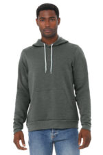 BELLA+CANVAS Unisex Sponge Fleece Pullover Hoodie. BC3719 Deep Heather
