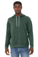 BELLA+CANVAS Unisex Sponge Fleece Pullover Hoodie. BC3719 Heather Forest