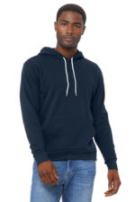BELLA+CANVAS Unisex Sponge Fleece Pullover Hoodie. BC3719 Navy