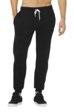 BELLA+CANVAS Unisex Jogger Sweatpants. BC3727 Black