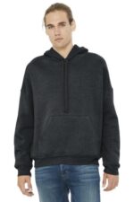 BELLA+CANVAS Unisex Sponge Fleece Pullover DTM Hoodie. BC3729 Dark Grey Heather
