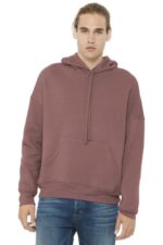 BELLA+CANVAS Unisex Sponge Fleece Pullover DTM Hoodie. BC3729 Mauve
