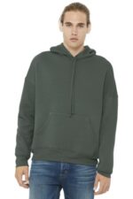 BELLA+CANVAS Unisex Sponge Fleece Pullover DTM Hoodie. BC3729 Military Green