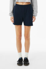 BELLA+CANVAS Women's Cutoff Sweatshort BC3787 Navy