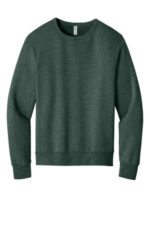 BELLA+CANVAS Unisex Sponge Fleece Classic Crewneck Sweatshirt BC3911 Heather Forest
