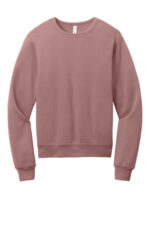 BELLA+CANVAS Unisex Sponge Fleece Classic Crewneck Sweatshirt BC3911 Mauve