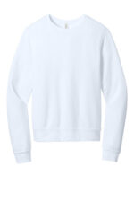 BELLA+CANVAS Unisex Sponge Fleece Classic Crewneck Sweatshirt BC3911 White