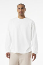 BELLA+CANVAS Unisex 7.5-Ounce Heavyweight Long Sleeve Tee BC4651 White