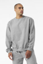 BELLA+CANVAS Unisex 10-Ounce Heavyweight Crewneck Sweatshirt BC4711 Athletic Heather