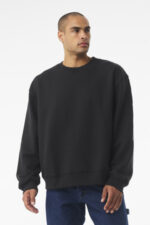 BELLA+CANVAS Unisex 10-Ounce Heavyweight Crewneck Sweatshirt BC4711 Vintage Black