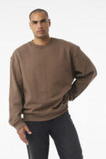 BELLA+CANVAS Unisex 10-Ounce Heavyweight Crewneck Sweatshirt BC4711 Vintage Brown