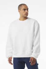 BELLA+CANVAS Unisex 10-Ounce Heavyweight Crewneck Sweatshirt BC4711 White