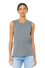BELLA+CANVAS Women's Jersey Muscle Tank. BC6003 Athletic Heather