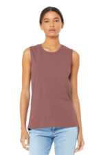 BELLA+CANVAS Women's Jersey Muscle Tank. BC6003 Mauve