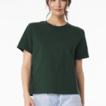 BELLA+CANVAS Women's 6-Ounce Heavyweight Tee BC6110 Forest