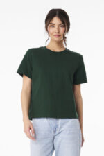 BELLA+CANVAS Women's 6-Ounce Heavyweight Tee BC6110 Forest
