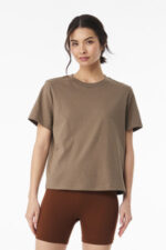 BELLA+CANVAS Women's 6-Ounce Heavyweight Tee BC6110 Vintage Brown