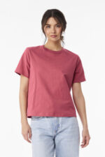 BELLA+CANVAS Women's 6-Ounce Heavyweight Tee BC6110 Vintage Red