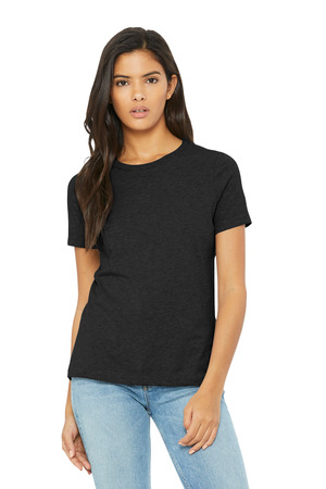 BELLA+CANVAS Women's Relaxed CVC Tee BC6400CVC Black Heather