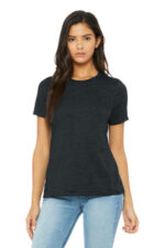 BELLA+CANVAS Women's Relaxed CVC Tee BC6400CVC Dark Grey Heather
