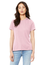 BELLA+CANVAS Women's Relaxed Jersey Short Sleeve Tee. BC6400 Pink