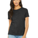 BELLA+CANVAS Women's Relaxed Triblend Tee BC6413 Charcoal-Black Triblend