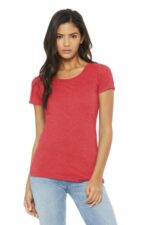 BELLA+CANVAS Women's Triblend Short Sleeve Tee. BC8413 Red Triblend