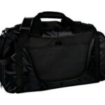 Port Authority Medium Two-Tone Duffel. BG1050 Black/ Black