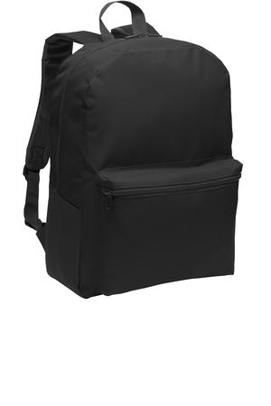 Port Authority Value Backpack. BG203 Black