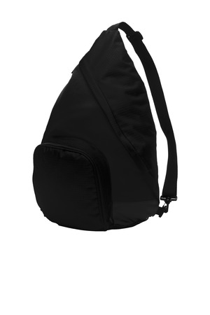 Port Authority Active Sling Pack. BG206 Black/ Black