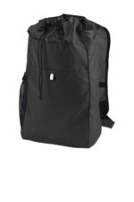 Port Authority Hybrid Backpack. BG211 Black/ Black