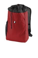 Port Authority Hybrid Backpack. BG211 Chili Red/ Black