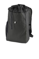Port Authority Hybrid Backpack. BG211 Dark Charcoal/ Black