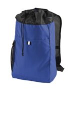 Port Authority Hybrid Backpack. BG211 Royal/ Black