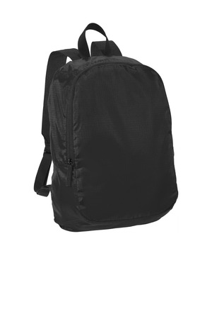 Port Authority Crush Ripstop Backpack BG213 Black