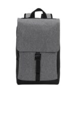 Port Authority Access Rucksack. BG219 Heather Grey/ Black