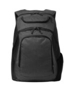 Port Authority Exec Backpack. BG223 Graphite Heather/ Black