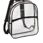 Port Authority Clear Backpack BG230 Clear/ Black